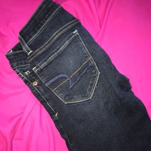 Dark wash American eagle jeans